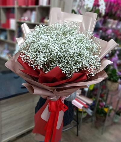 Букет цветов из: Гипсофила в Покойном