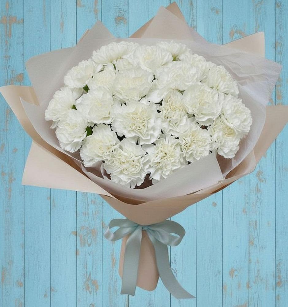 Букет цветов из: Гвоздики в Покойном