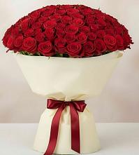 Букет 101 Красная роза Милано в Покойном