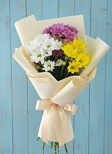 Букет цветов из:  Хризантемы в Покойном