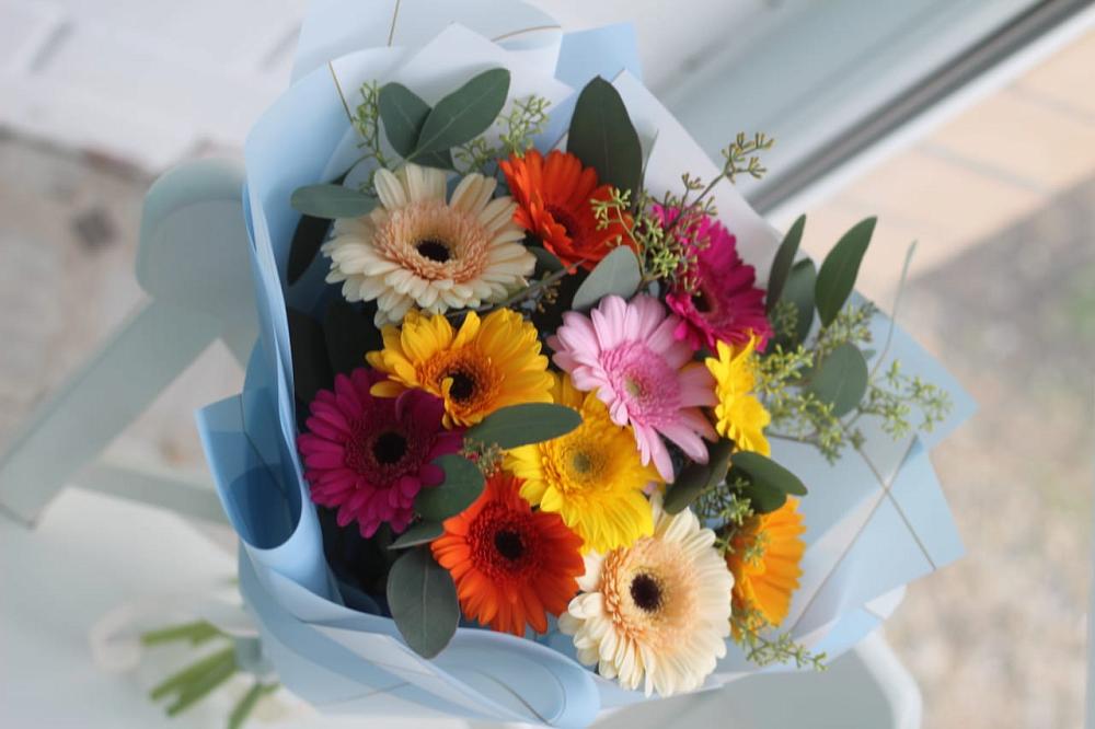 Букет цветов из: Герберы в Покойном