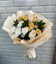 Букет цветов из:  Розы и Хризантемы в Покойном
