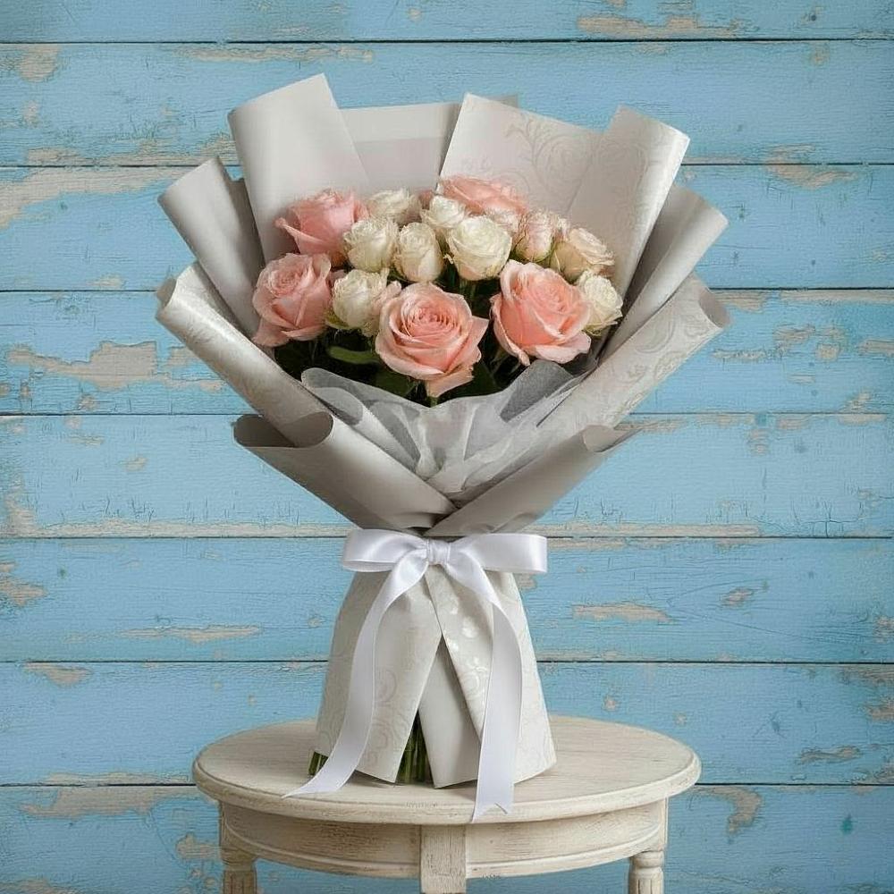 Букет цветов из: Розы в Покойном