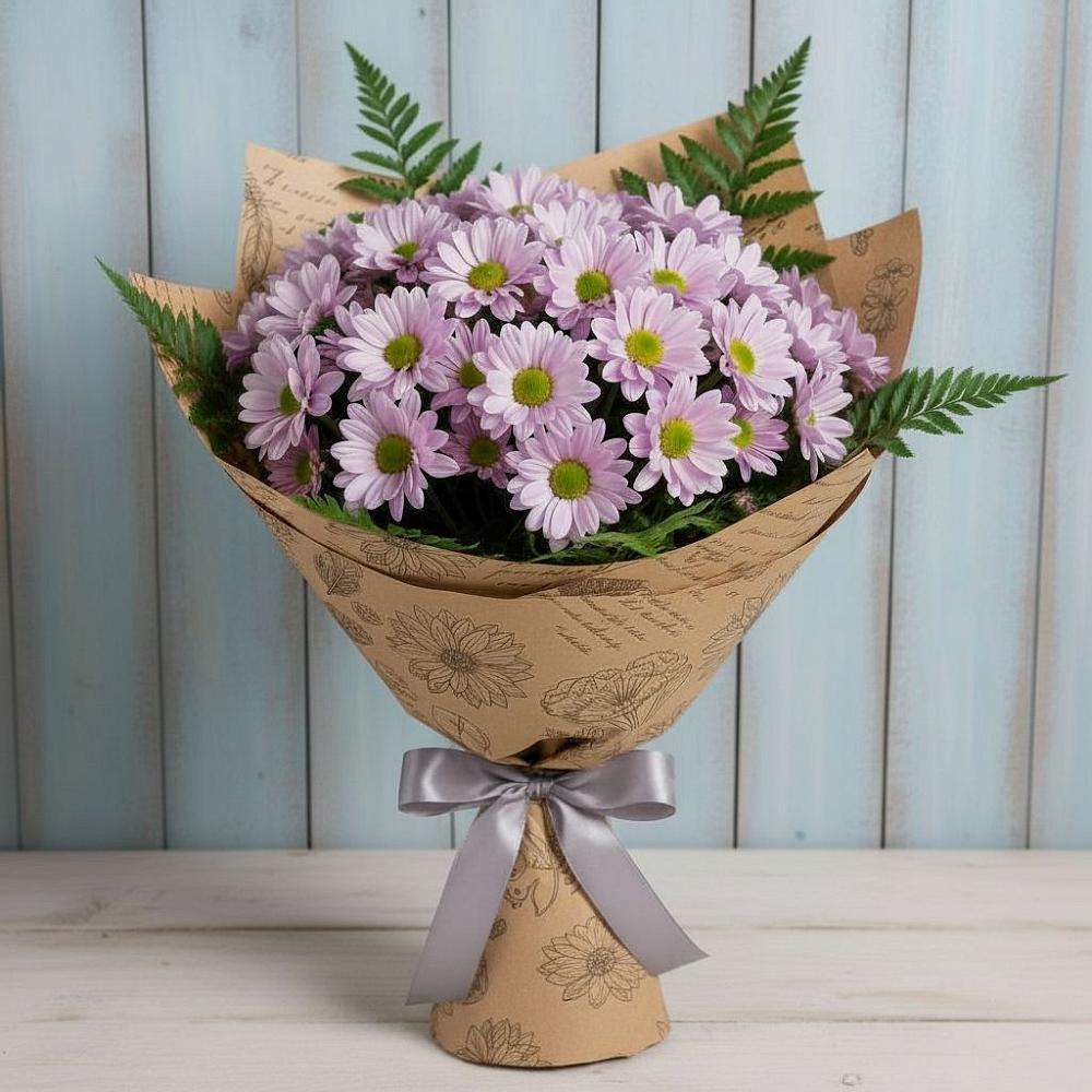 Букет цветов из: Хризантемы в Покойном