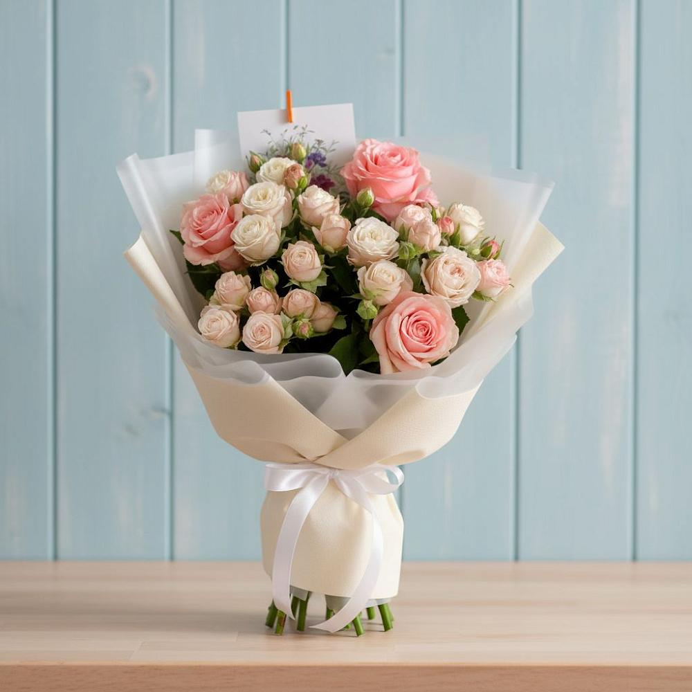 Букет цветов из: Розы в Покойном