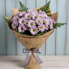 Букет цветов из:  Хризантемы в Покойном