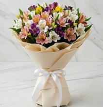 Букет цветов из:  Альстромерии #REPLACE_PRED# Покойном