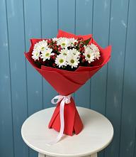 Букет цветов из:  Хризантемы в Покойном