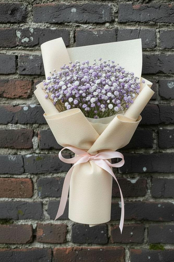 Букет цветов из: Гипсофила в Покойном