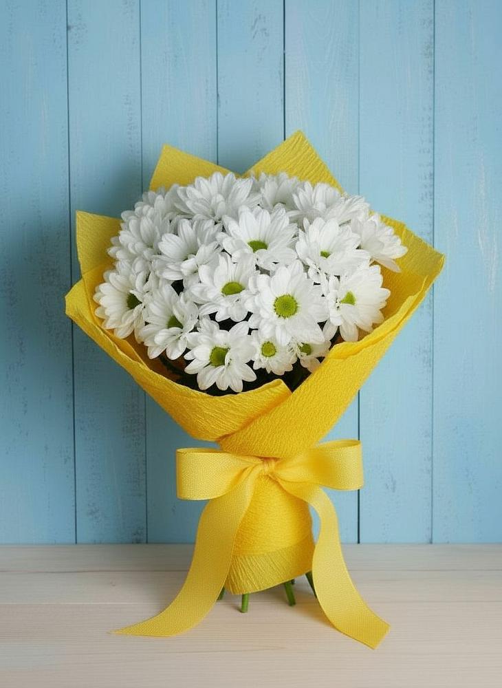 Букет цветов из: Хризантемы в Покойном