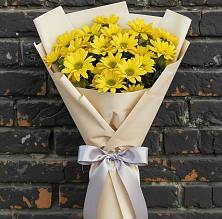 Букет цветов из:  Хризантемы в Покойном