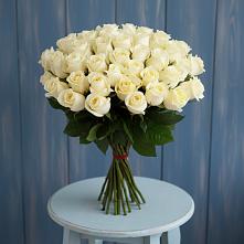 Букет 51 Белая роза Эдлесс Лав #REPLACE_PRED# Покойном