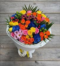 Букет цветов из:  Розы и Хризантемы в Покойном