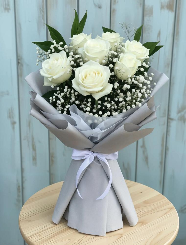 Букет цветов из: Розы в Покойном