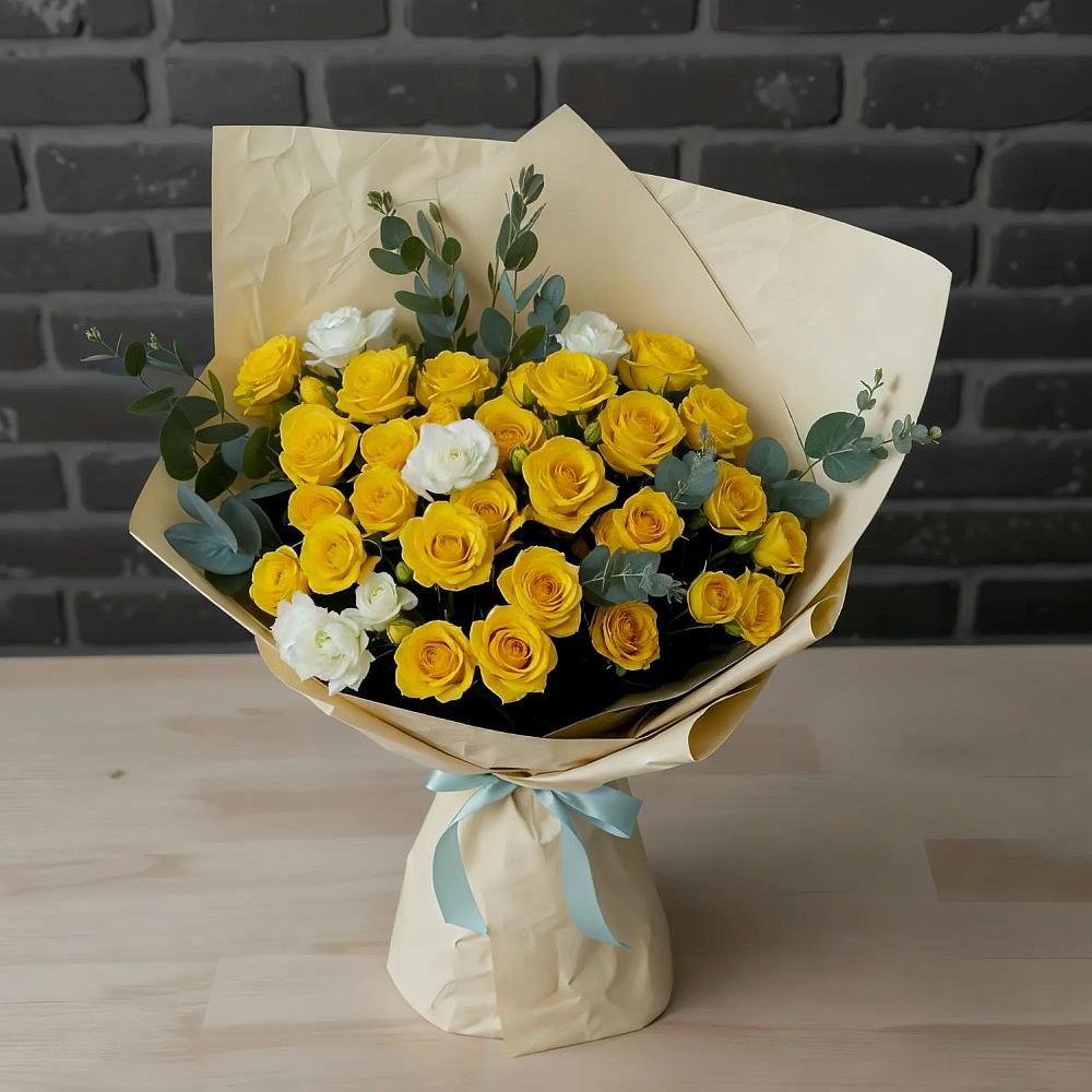 Букет цветов из: Розы в Покойном