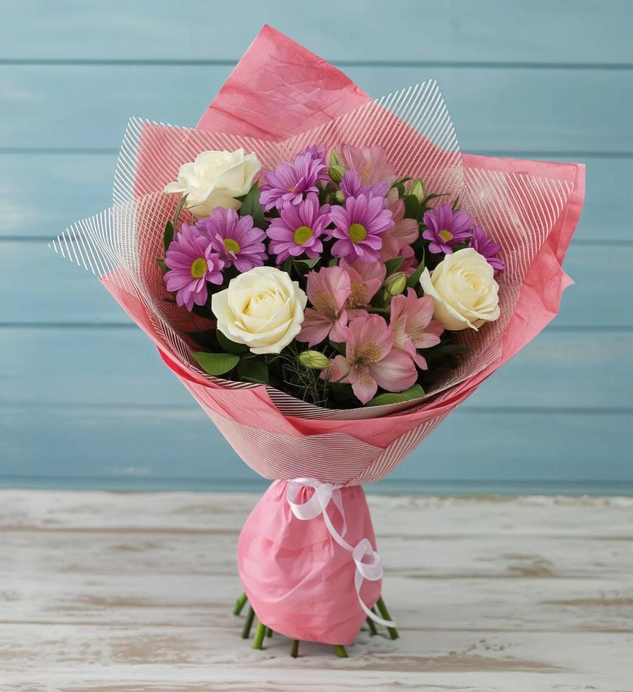 Букет цветов из: Герберы в Покойном