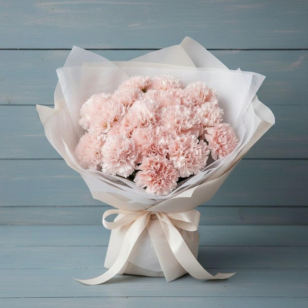 Букет цветов из: Гвоздики в Покойном