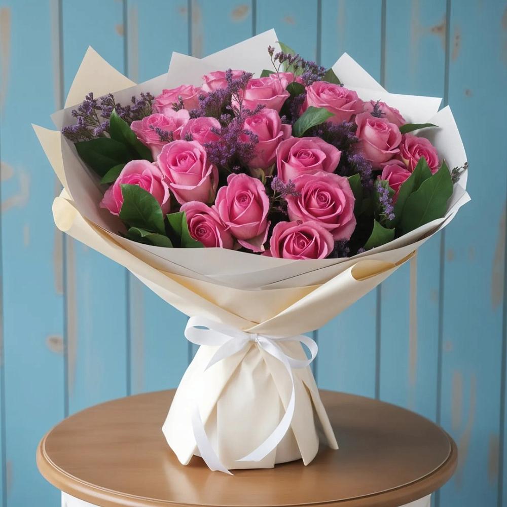 Букет цветов из: Розы в Покойном