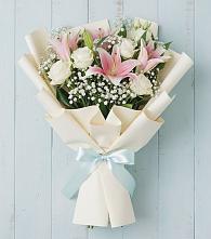 Букет цветов из:  Лилии в Покойном