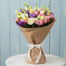 Букет цветов из:  Лизиантусы в Покойном