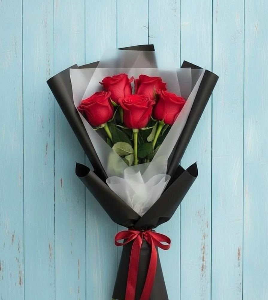 Букет цветов из: Розы в Покойном