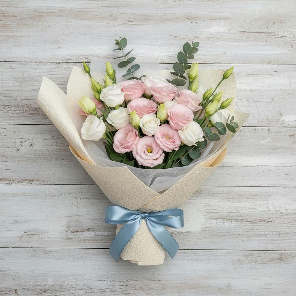 Букет цветов из: Лизиантусы в Покойном